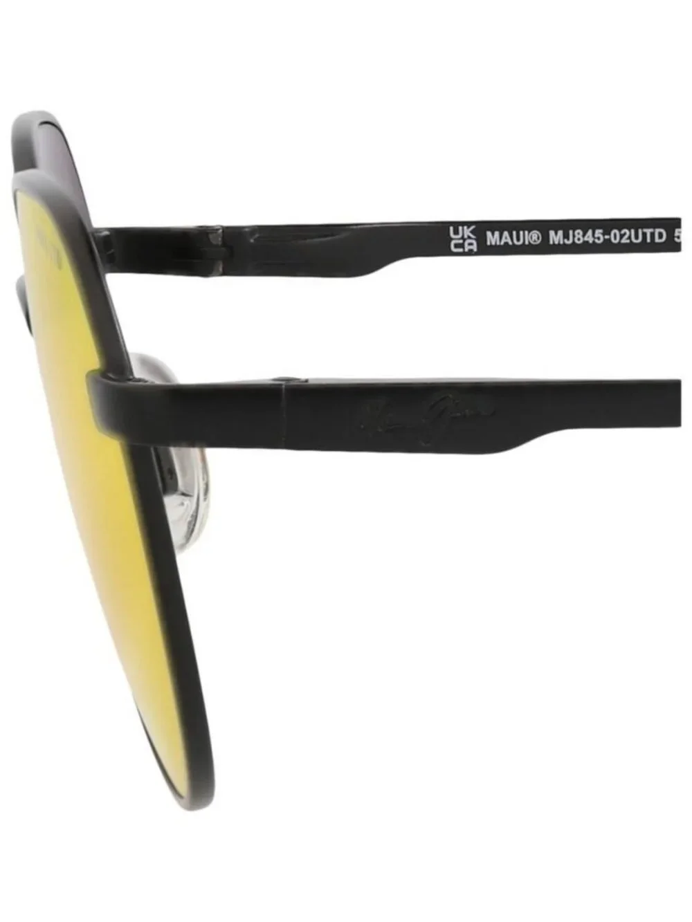 New Maui Jim Unisex Round/Oval Black Black Lava Fashion Designer Sunglasses